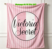Victoria Secret Flannel Fleece Throw Blanket V007
